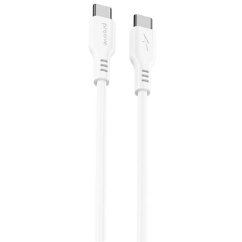 Кабель Proove Rebirth Type-C to Type-С 60W (1m) white (CCRE61002202)