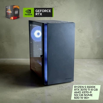 Игровой ПК AMD Ryzen 5500 / RTX 3070 TI 8 GB / 16 GB DDR4 3200 / 512 GB SSD M2 NVME / ASUS PRIME AMD B550 / WINDOWS 11 PRO