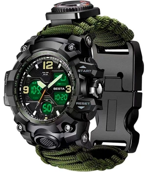 Мужские часы Besta Life Pro Paracord с компасом