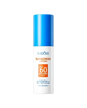 Солнцезащитный лосьон для лица с гиалуроновой кислотой Sadoer Hyaluronic Acid Sunscreen Lotion SPF 60+ PA+++