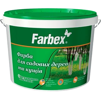 Фарба для садових дерев, біла матова, ТМ Farbex -1,4 кг