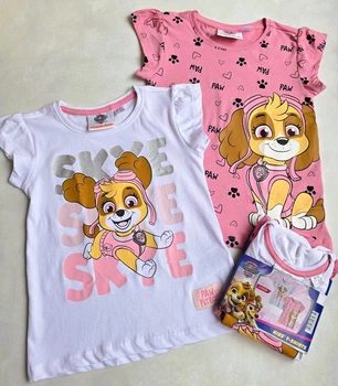 Набор детских футболок Paw Patrol 122-128 см для девочек 585856