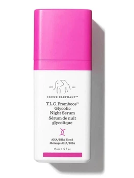 Гліколева сироватка для оновлення шкіри в нічну пору Drunk Elephant t.l.c. framboos glycolic night serum