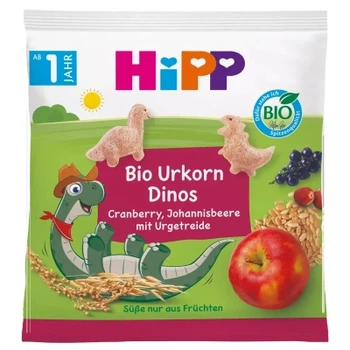 Детские снеки HiPP Органические с клюквой и черной смородиной 30 г (1999028)