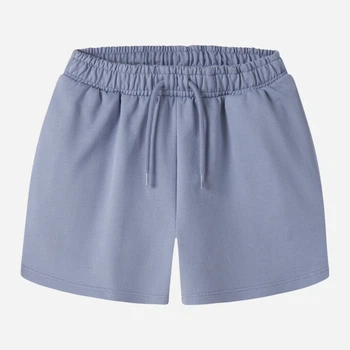 Подростковые трикотажные шорты на резинке для девочки Name it 13253538 164 см Голубые (5715867913336)