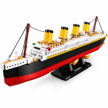 Конструктор лайнер Титанік Sluban M38-B1551, 378 деталей, 38 см, масштаб 1:700, модель корабля для дітей 8+, арт. M38-B1551