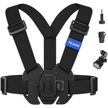 Кріплення на груди для GoPro та екшн-камери Telesin GP-UCS-001 (3011028739)