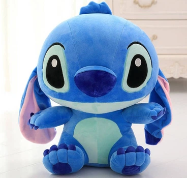 М’яка іграшка Стіч 45 см — великий плюшевий Stitch з мультфільму