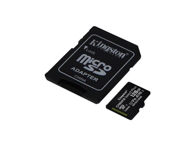 Карта пам'яті microSDXC 128GB class 10 UHS-I U1 V10 A1 Kingston Canvas Select Plus (SDCS3/128GB)