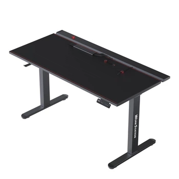 Стіл ігровий Fantech DW114 Dublin Workstation, 2 мотори, висота 73–122 см, 120 кг, магн. килимок + RGB стрічка