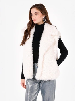 Теплий жилет короткий жіночий Colin's CL1070966OFW S Off White (8684112303666)