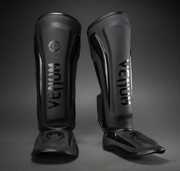 Захист ніг Venum Elite Standup Shinguards Matte Black, розмір L