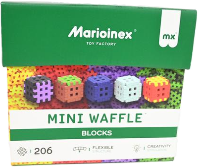 Конструктор Marioinex Mini Waffle 206 елементів 08419 (5903033908419)