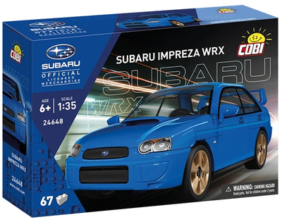 Конструктор Cobi Subaru Impreza WRX 67 елементів 24648 (5902251246488)
