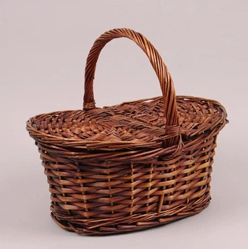 Корзина для пикника 35×26×15 см коричневая 46234