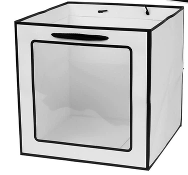 Пакет-коробка подарунковий L "Noir" 30*30*30см R42311-L