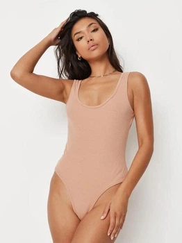 Боді Missguided TJF28314 бежевий 38