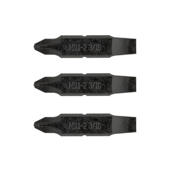 Набір Leatherman з трьох двосторонніх біт: викрутка №1-№2 хрестова Philips та плоска 3/16" (931024)