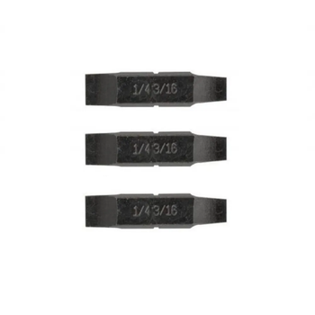 Набір Leatherman з трьох двосторонніх біт з плоскими викрутками 1/4 "& 3/16" (931025)