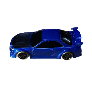 Міні дрифт машинка на радіокеруванні Turbo Racing C63 RC 1:76 drift car + 2 корпуси та підсвічування (Синя)