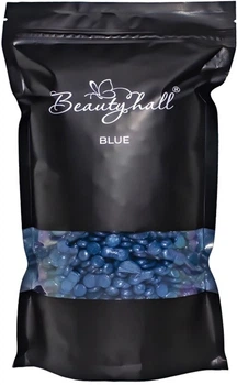 Горячий пленочный полимерный воск для депиляции BeautyHall Hot Film Wax polymer Blue голубой в гранулах 500 г (BH_RB1000/500) (5200384215181)