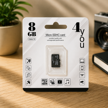 Карта памяти Micro SD 8Gb 4you Class10 без адаптера
