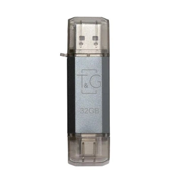 USB-накопичувач c Type C 2.0 флешка на 32Gb T&G 009 Star series Silver