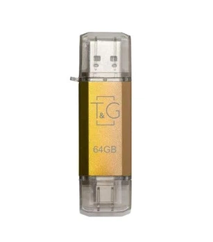 USB-накопитель c Type C 2.0 флешка на 64Gb T&G 009 Star series Gold