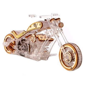 Механический 3D конструктор Viter Models Chopper-V1 Модель мотоцикла