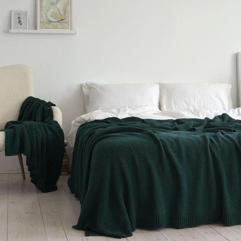 Плед La Modno WoolCotton Balance Emerald 150x200 (200426)
