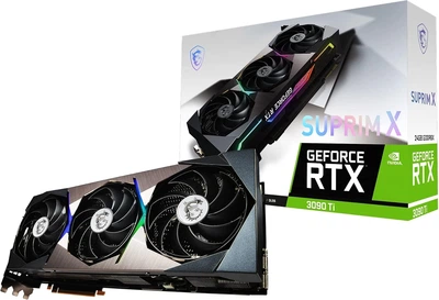 Відеокарта MSI GeForce RTX 3090 Ti Suprim 24GB GDDR6X (RTX 3090 Ti SUPRIM 24G) Б/в