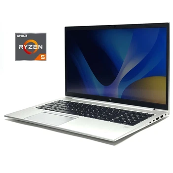 Ультрабук HP EliteBook 855 G8 / 15.6" (1920x1080) IPS / AMD Ryzen 5 Pro 5650U (6 (12) ядер по 2.3 - 4.2 GHz) / 8 GB DDR4 / 256 GB SSD / AMD Radeon RX Vega 7 Graphics / WebCam / Win 10 Pro б/у
