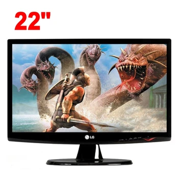 Монитор Б-класс LG Flatron W2243S-PF / 22" (1920x1080) TN / 1x VGA / Кабели в комплекте б/у