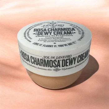 Sol de janeiro rosa charmosa dewy cream крем для тіла з шимером, 25 мл