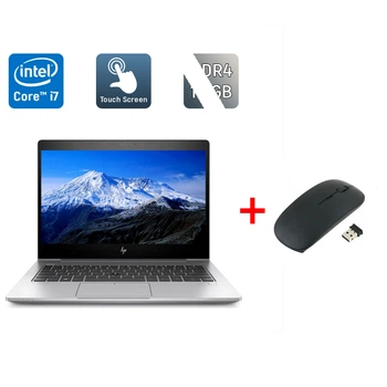 Ультрабук Б-класс HP EliteBook 830 G5 / 13.3" (1920x1080) IPS Touch / Intel Core i7-8650U (4 (8) ядра по 1.9 - 4.2 GHz) / 16 GB DDR4 / 512 GB SSD / Intel UHD Graphics 620 / HDMI / WebCam / Windows 10 б/у + Подарок Беспроводная мышь / USB