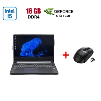 Игровой ноутбук Б-класс Clevo Sager NH58RH / 15.6" (1920x1080) IPS / Intel Core i5-9300H (4 (8) ядра по 2.4 - 4.1 GHz) / 16 GB DDR4 / 480 GB SSD / nVidia GeForce GTX 1050, 3 GB GDDR5, 96-bit / WebCam б/у + Подарок Беспроводная мышь HOCO GM28
