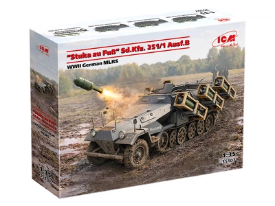 Сборная модель ICM "Stuka zu Fuß" Sd.Kfz. 251/1 Ausf.B – масштаб 1:35 (35107)