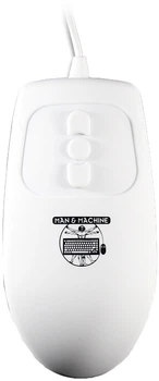 Миша дротова Man & Machine Mighty Mouse MM/W5 USB White (835193002575)