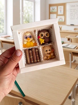 Подарочный шоколадный набор Волшебство детства Chocolina ручной работы