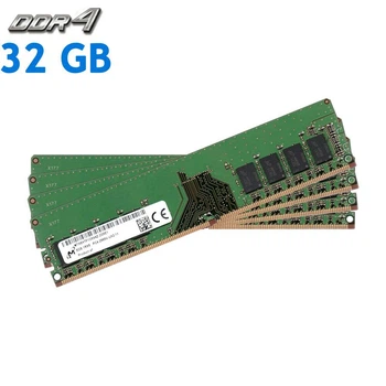 Оперативная память комплект 4 шт. Micron 32GB DDR4 2666MHz UDIMM для ПК (MTA8ATF1G64AZ)