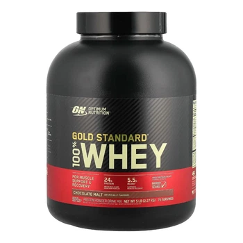 Сироватковий протеїн 100% Whey Gold Standard Optimum Nutrition, шоколадний солод, 2.27 кг