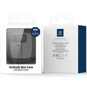 Ударопрочный футляр Dux Ducis Protective Case для Samsung Galaxy Buds 3 / Galaxy Buds 3 Pro защитный чехол кейс для наушников Black
