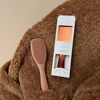Универсальная женская расческа для волос популярная щетка Tangle Teezer The Ultimate Detangler Chrome Chocolate Bronze