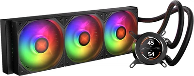 Chłodzenie wodne Krux HydroGlance 360 ARGB LCD Black (KRXE004)