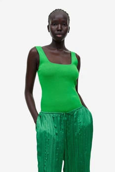 Топ H&M салатовий YCDJL202 XS