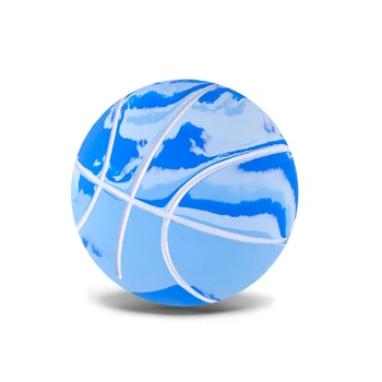 Дитячий м'яч Пострибунчик Баскетбол PR2519 (Blue) гумовий 6 см