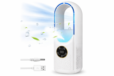 Мини-кондиционер с LED-подсветкой / Вентилятор с увлажнителем воздуха Air Multiplier