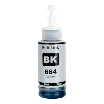 Чернила 664 Premium Black (черный) 70 мл для принтеров Epson EcoTank серии L (L120 / L132 / L210 / L220 / L222 / L310 / L355 / L365 / L3050)
