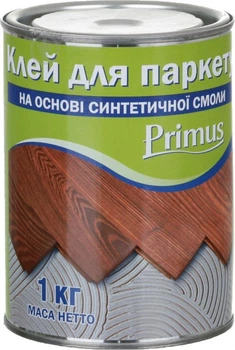 Клей для паркета PRIMUS на основе синтетической смолы для паркетной доски и дерева 1 кг