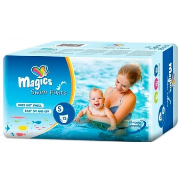 Підгузки-трусики для плавання Magics 10шт розмір S (6-11 кг) (8595611626302)